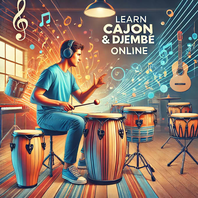 Gig Preview - Online percussion classes for cajon and djembe