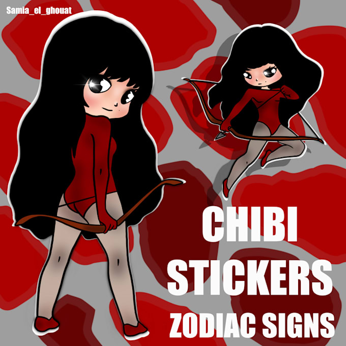 Gig Preview - Do chibi characters based on zodiac signs