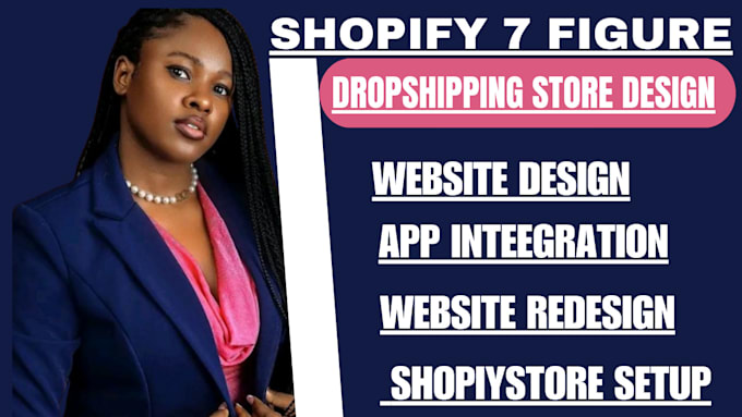 Gig Preview - Shopify website design shopify website redesign shopify store design