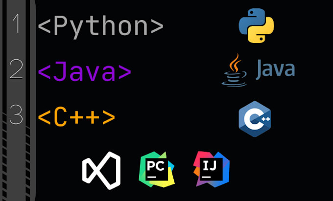 Gig Preview - Lessons for development in python, java  and c plus plus