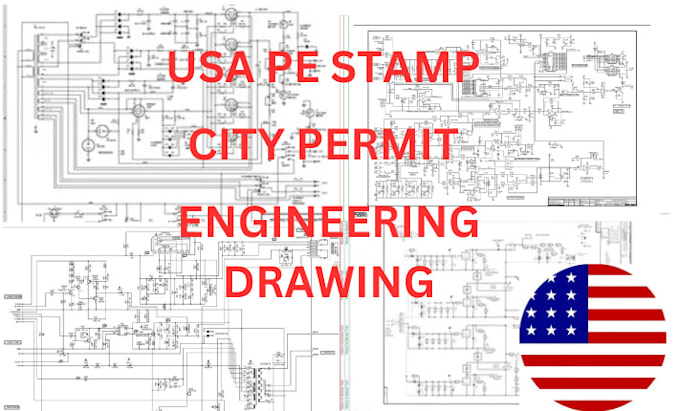 Gig Preview - Do usa pe stamp for architectural structural engineering drawing florida califor