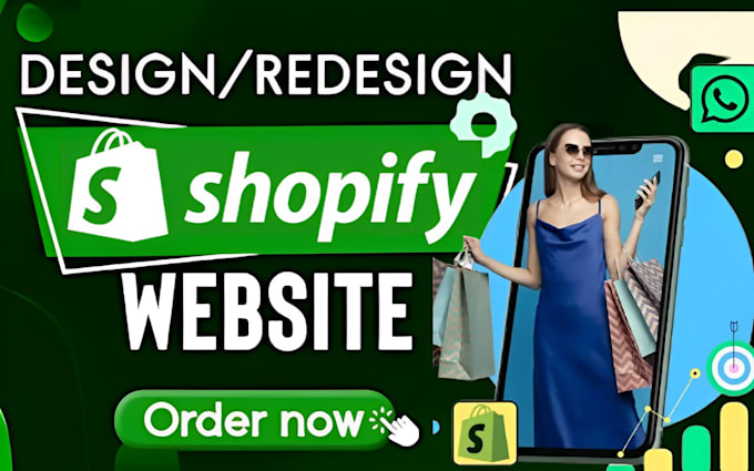 Gig Preview - Build develop shopify website rebrand redesign shopify store customize shopify