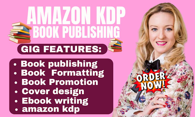 Gig Preview - Do amazon kdp book publishing, book formatting for amazon kdp, amazon kdp