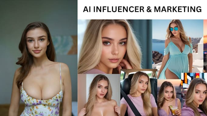 Gig Preview - Create hyper realistic ai influencers face swap for instagram and social media