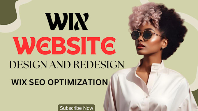 Bestseller - design and redesign wix website online store wix business website wix