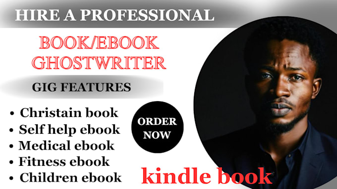 Gig Preview - Be ebook writer non fiction ebook ghostwriter KDP book writer ghost book writer