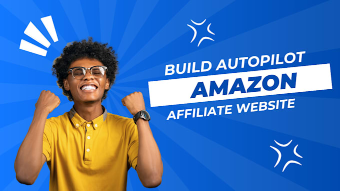 Gig Preview - Autopilot affiliate website amazon affiliate, affiliate marketing amazon store