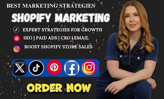 Gig Preview - Boost your shopify store sales with expert marketing strategies