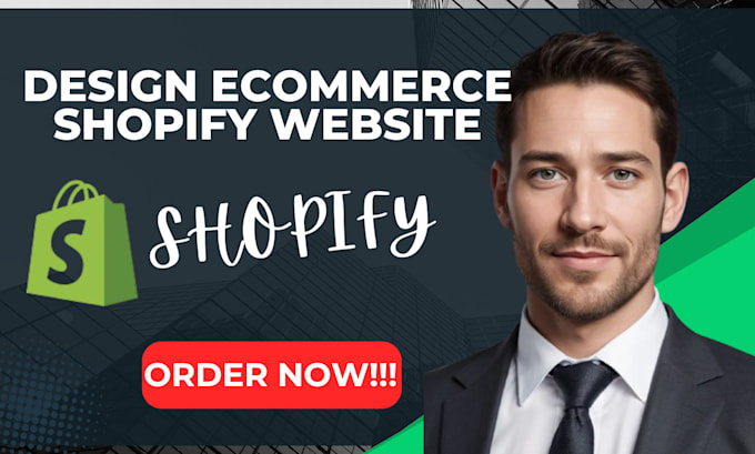 Gig Preview - Design shopify ecommerce website wordpress, wix  website