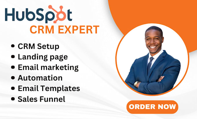 Bestseller - set up hubspot, landing page, CRM, hubspot website and automation