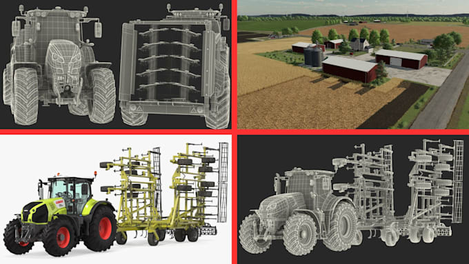 Gig Preview - Create custom mods for farming simulator 19,22,25 and farm sim server setup