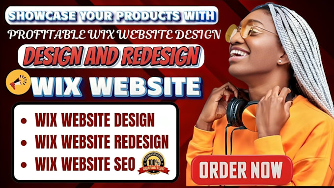 Gig Preview - Do wix website design wix website redesign wix website development wix website