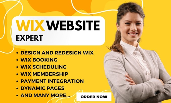 Gig Preview - Create wix website, wix studio membership, wix scheduling wix velo code expert