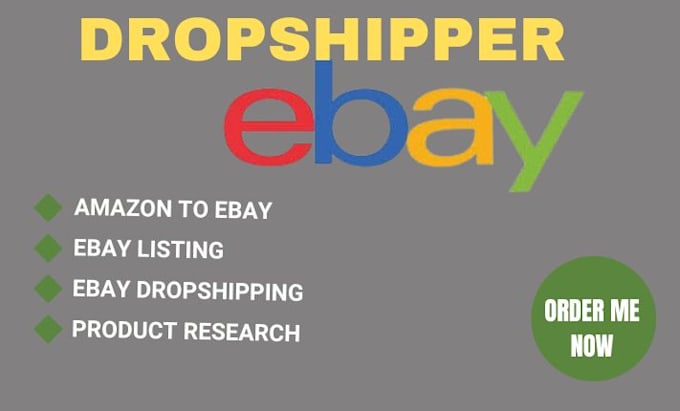 Gig Preview - Do amazon to ebay dropshipping, ebay listings, product listing