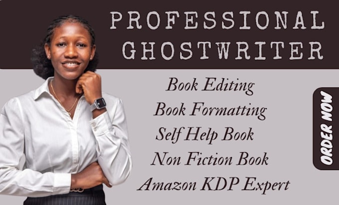 Gig Preview - Write self help ebook, nonfiction ghostwriter, amazon kindle ebook writer