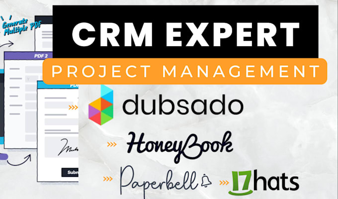 Gig Preview - Dubsado, honeybook, paperbell, 17hats, crm automation, basecamp, bonsai, plutio