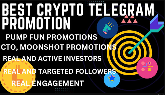 Gig Preview - Crypto telegram promotion, pumpfun, presale, cto, sui token, sol memecoin, web3