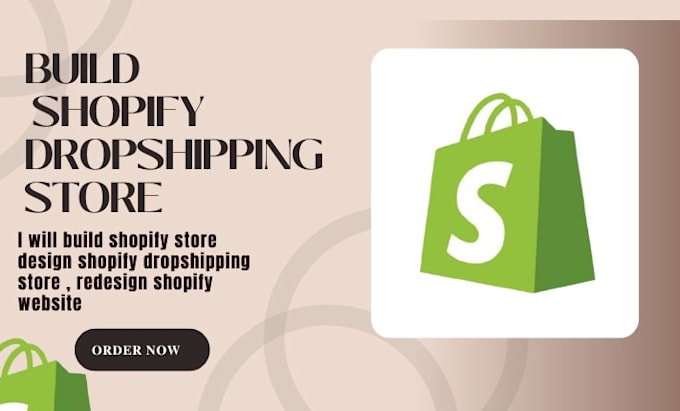 Gig Preview - Build shopify store design shopify dropshipping store , redesign shopify website