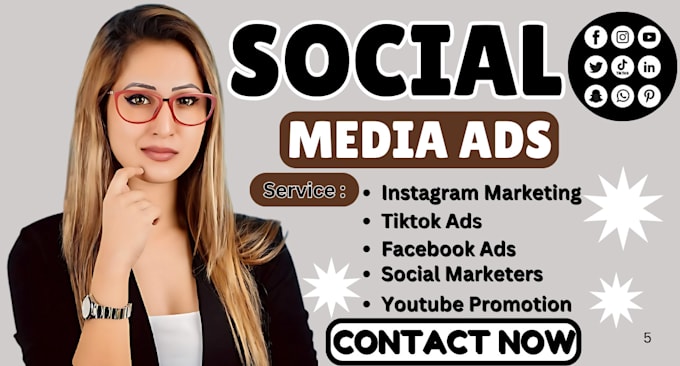 Gig Preview - Facebook meta ads campaign instagram marketing manager youtube promotion titktok