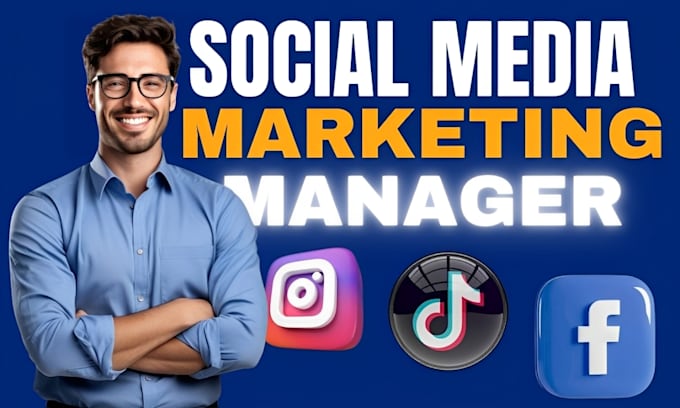 Gig Preview - Be your expert social media marketing manager for growth and engagement