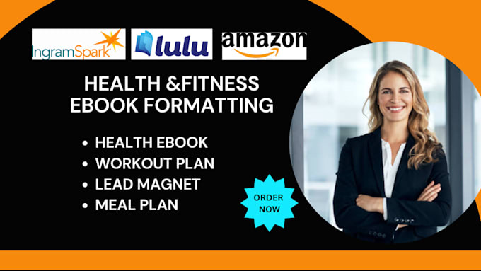 Gig Preview - Design health fitness ebook, workout plan, gym book, pdf lead magnet, workbook