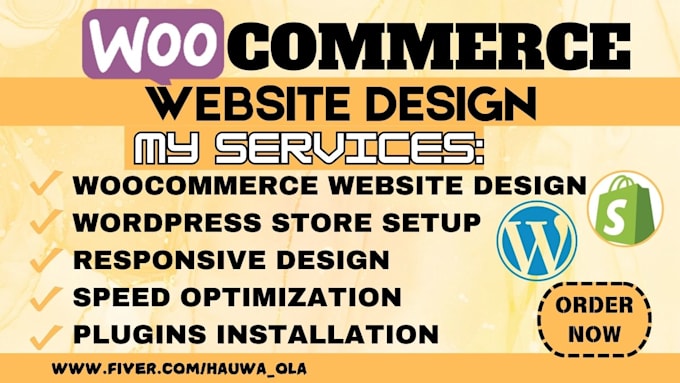 Gig Preview - Woocommerce website development wordpress website customization shopify expert