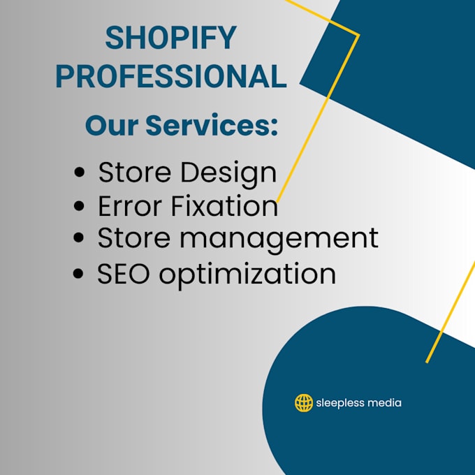 Bestseller - shopify store design and dropshipping