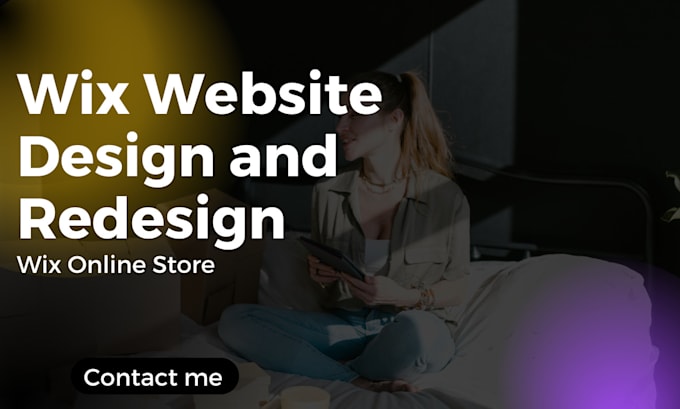 Gig Preview - Design wix website, wix website redesign or wix online store