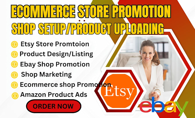 Gig Preview - Promote ebay shop, etsy ads, etsy shop promotion, amazon fba ppc, ebay listing