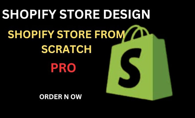 Gig Preview - Build shopify store design redesign shopify store dropshipping store