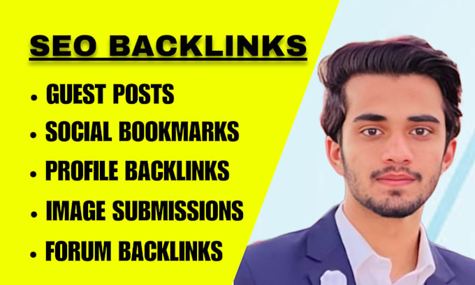 Gig Preview - Provide SEO backlinks off page link building service mix high quality links