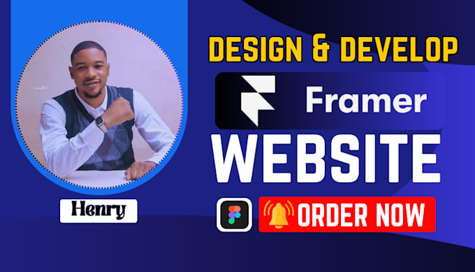 Gig Preview - Develop framer website design  framer webiste framer landing page