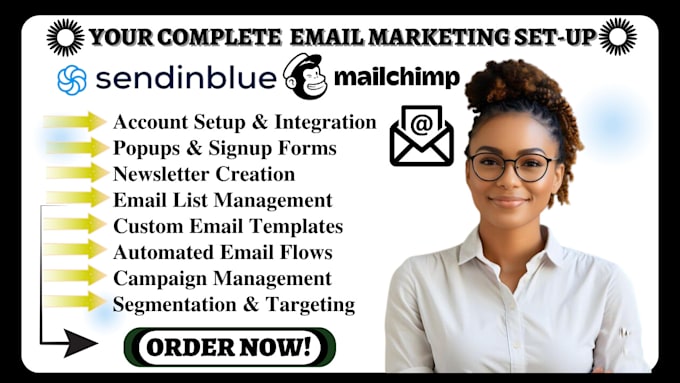 Gig Preview - Design doctor therapy mailchimp sendinblue email marketing template and workflow