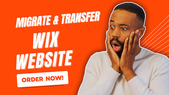 Gig Preview - Build wix website, migrate, transfer wix site to shopify, wordpress, squarespace