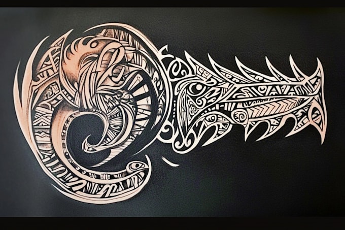 Bestseller - create custom and detailed tribal tattoo design