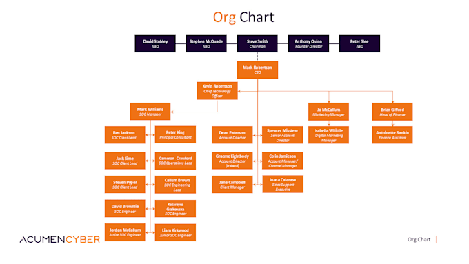 Gig Preview - Create custom org chart or organizational chart