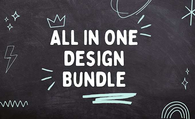 Gig Preview - Create all in one design bundle