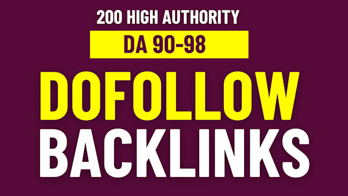 Gig Preview - Do high authority SEO backlinks white hat link building