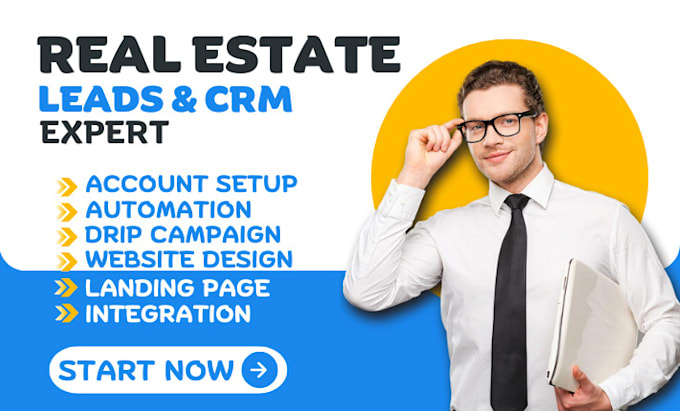 Gig Preview - Do online best lead generation crm software for idx real estate agents marketing