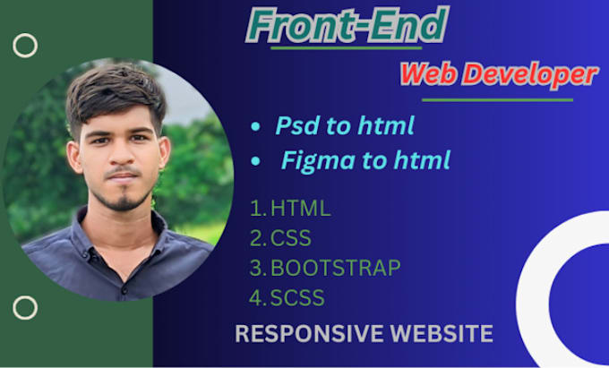 Bestseller - convert PSD to HTML, figma to HTML  html css scss bootstrap