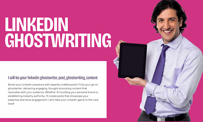 Bestseller - be your linkedin ghostwriter, post, ghostwriting, content