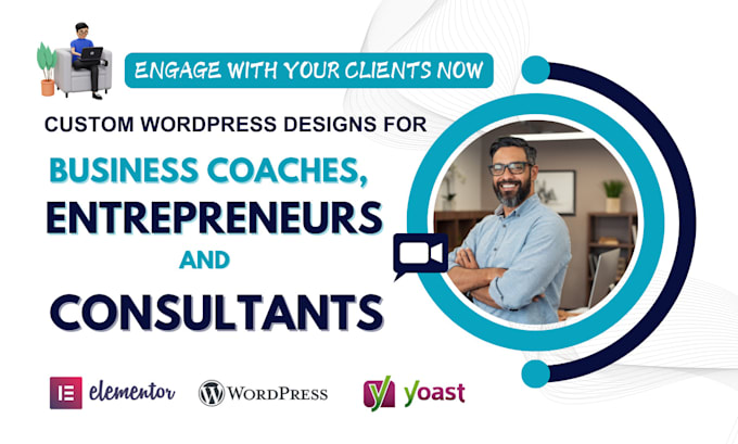 Gig Preview - Do wordpress website design for business coaches and consultants