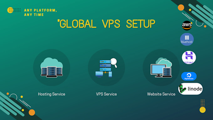 Gig Preview - Set up, configure your vps server on hostinger, aws, digital ocean