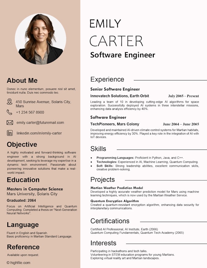 Bestseller - craft a standout resume, portfolio and cover letter