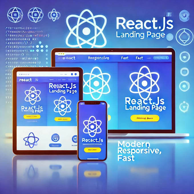 Gig Preview - Develop a modern and responsive landing page in react js