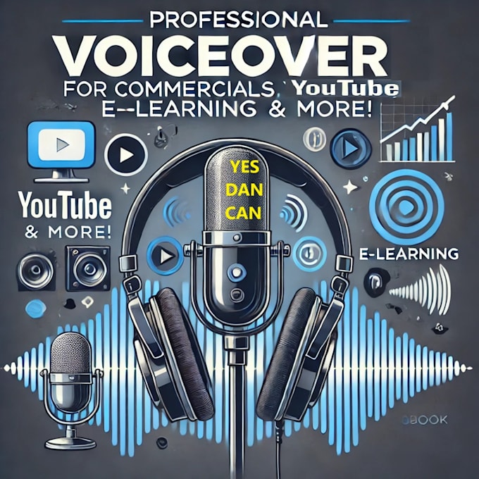 Bestseller - provide a professional voiceover for commercials, videos, elearning and more