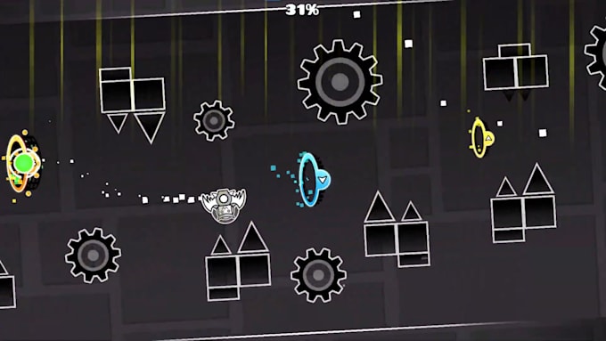 Gig Preview - Make a decent looking geometry dash layout for you