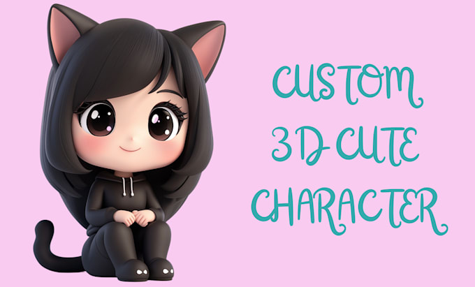 Bestseller - design cute 3d model, toys, animal, character modeling, cartoon style and render