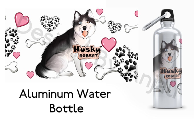 Gig Preview - Do designs for the aluminum water bottle