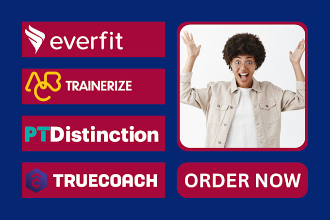 Gig Preview - Transfer and upload your workout on everfit trainerize pt distinction truecoach